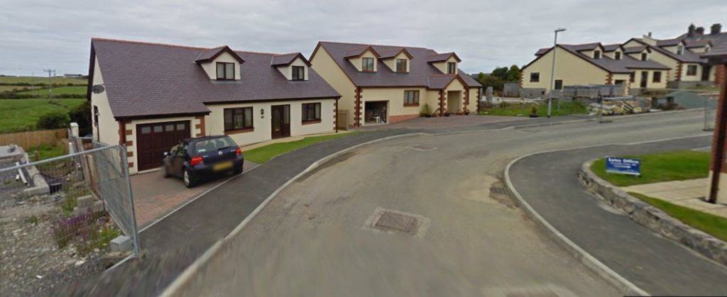 Housing Estate, Camaes Bay, Anglesey, Wales